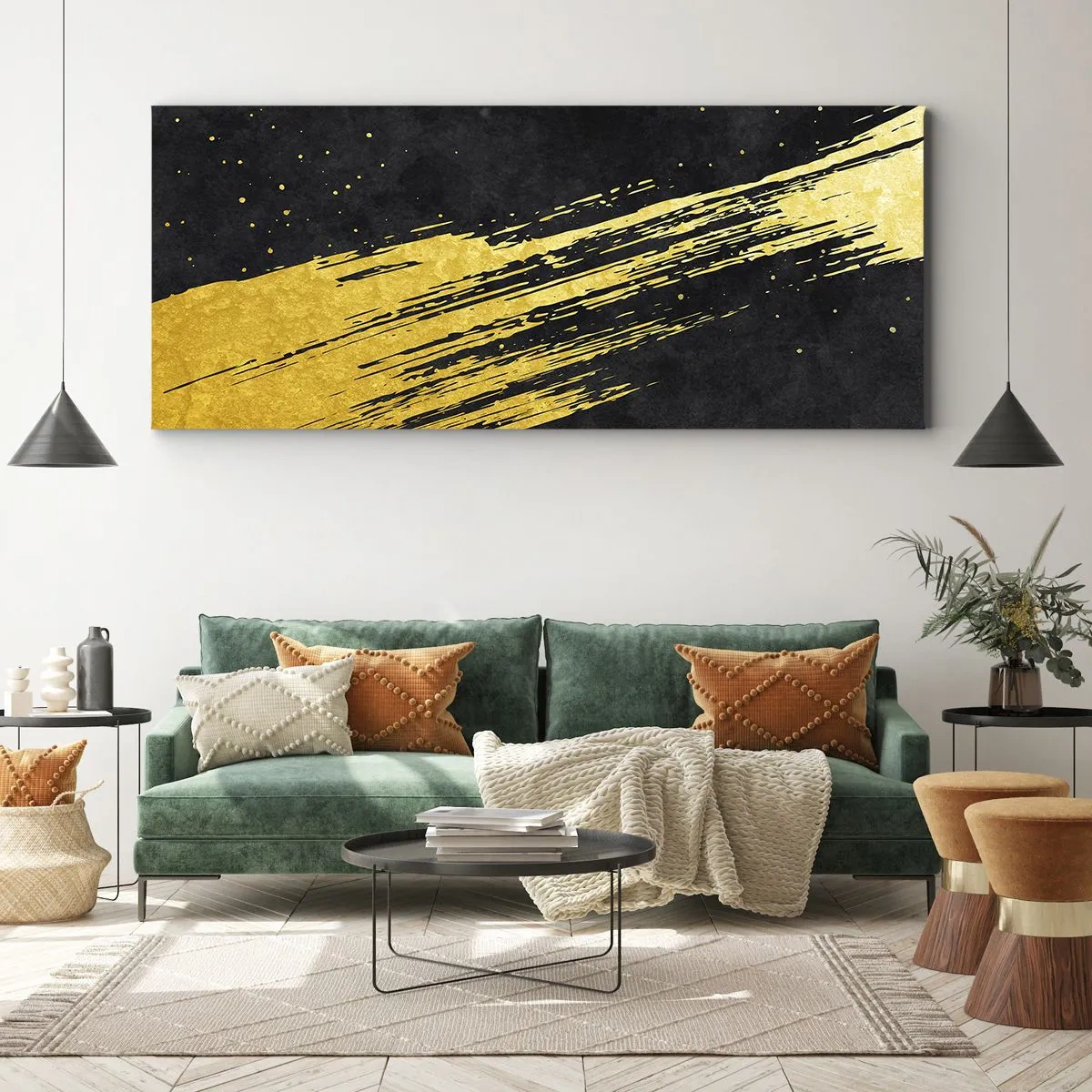 Canvas picture - Jump to the Outer Space - 160x50 cm