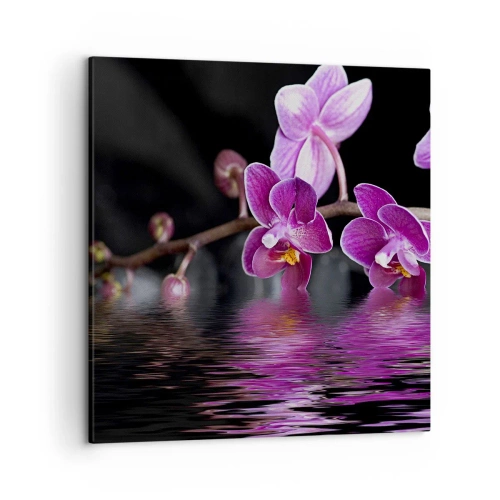 Canvas picture - Lilac Reflection of Beauty - 50x50 cm