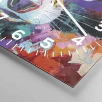 Clock face with numbers