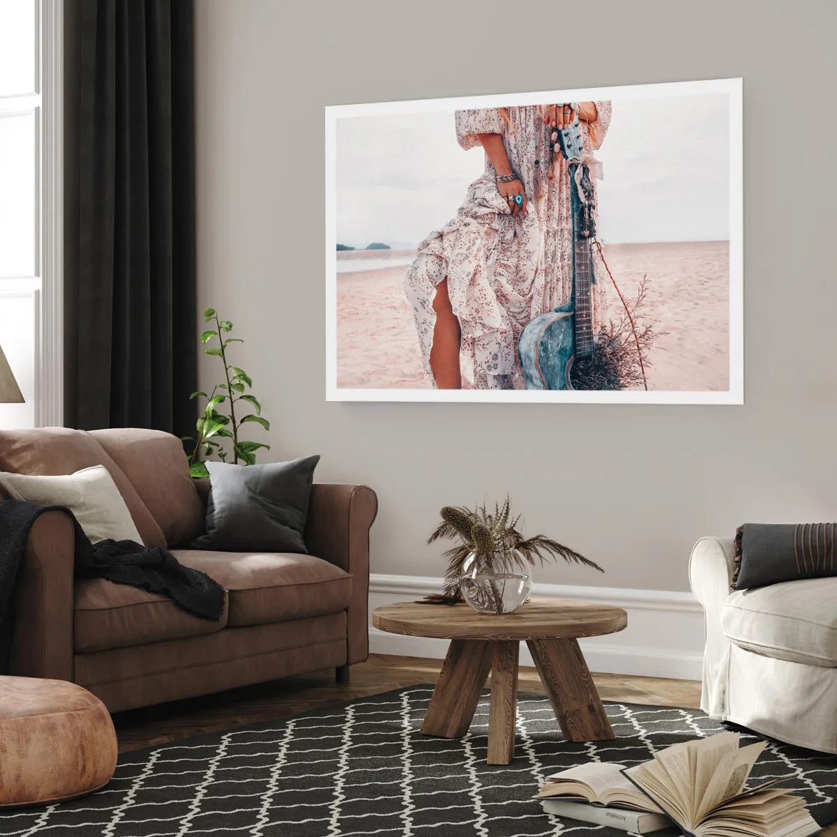 Poster - Flower Chidlren on their Way - 70x50 cm