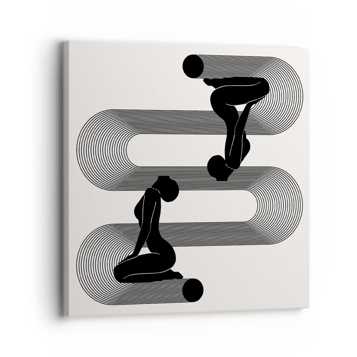 Canvas picture - Sensual Symmetry - 30x30 cm