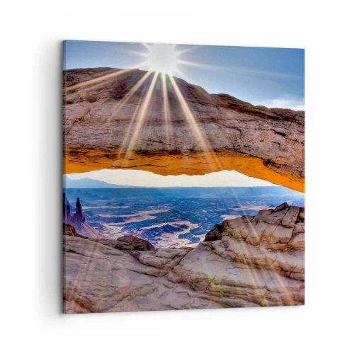 Canvas picture - Through Rocky Gate - 50x50 cm