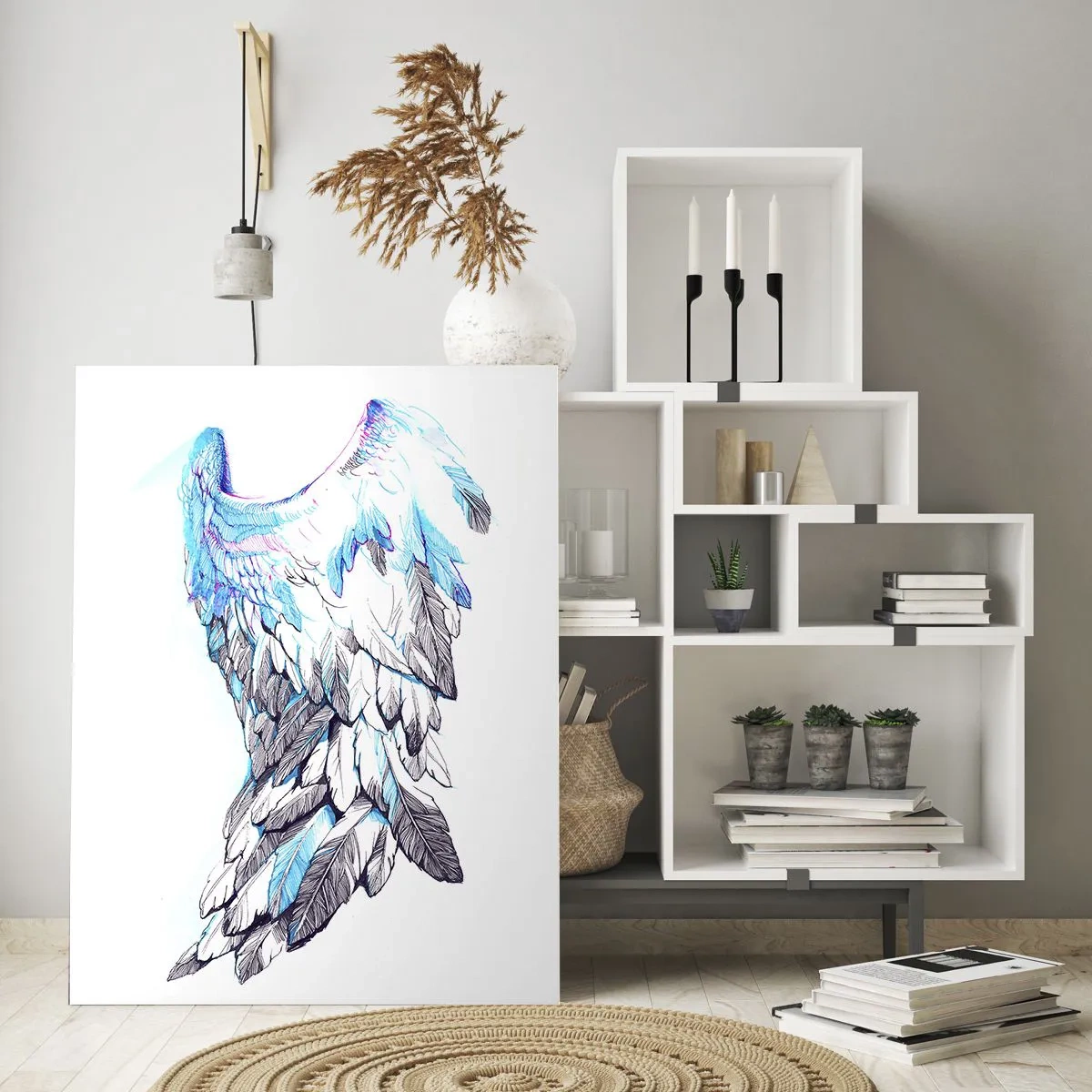 Glass picture - I Need Wings - 50x70 cm