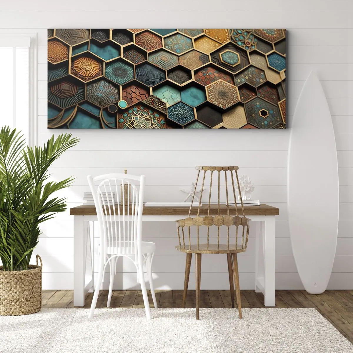 Canvas picture - Arabic Ornaments - Variation - 160x50 cm