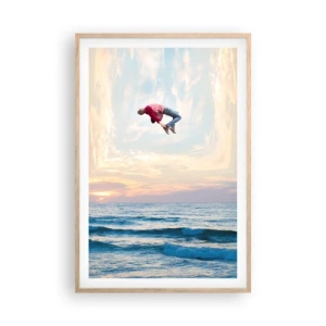 Poster in light oak frame - To Another Dimension - 61x91 cm