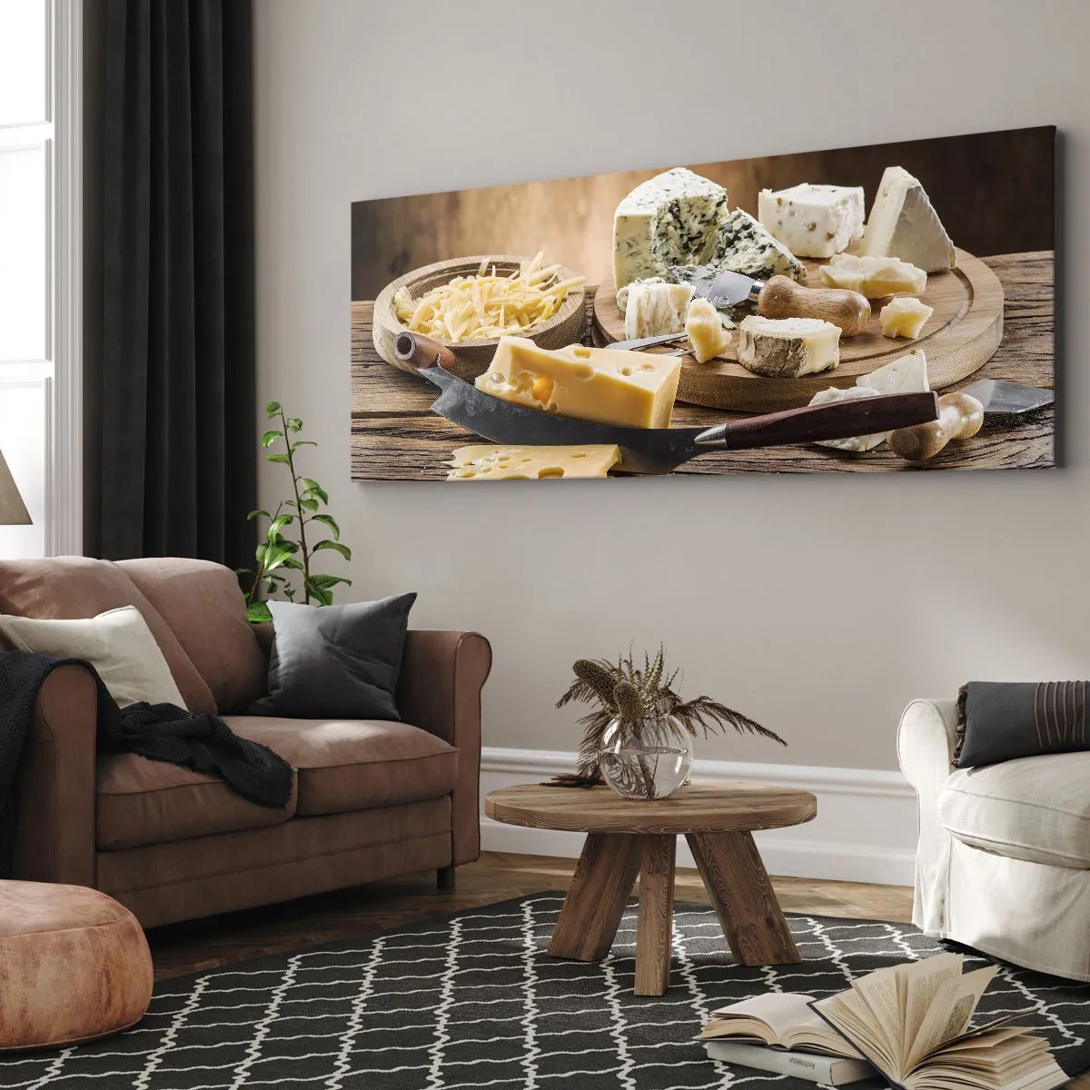 Canvas picture - Say Cheese! - 90x30 cm
