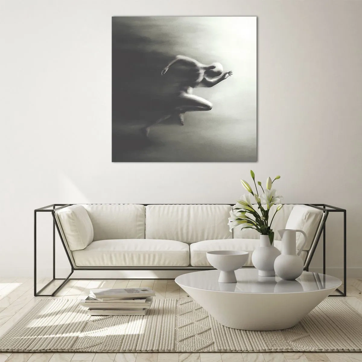 Glass picture - Unstoppable - 30x30 cm