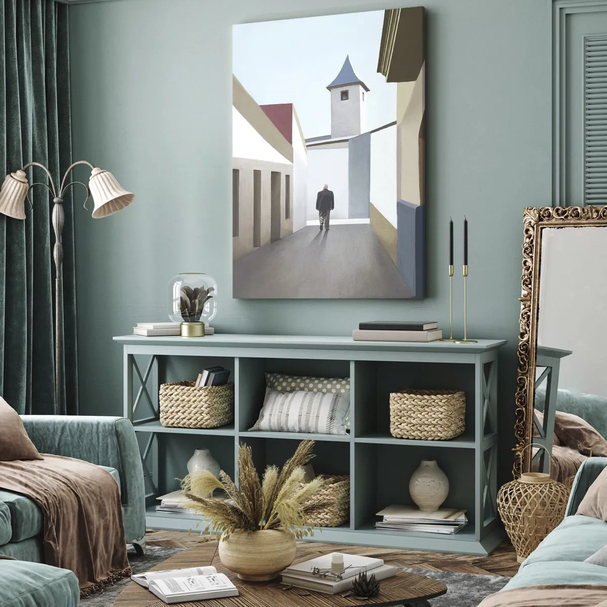 Canvas picture - Sunny Walk - 65x120 cm