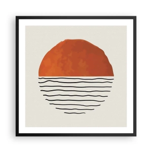 Poster in black frame - In Japanese Style - 60x60 cm