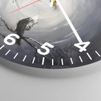 Clock face with numbers