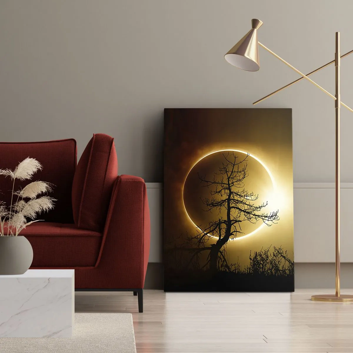 Canvas picture - Total Eclipse - 80x120 cm