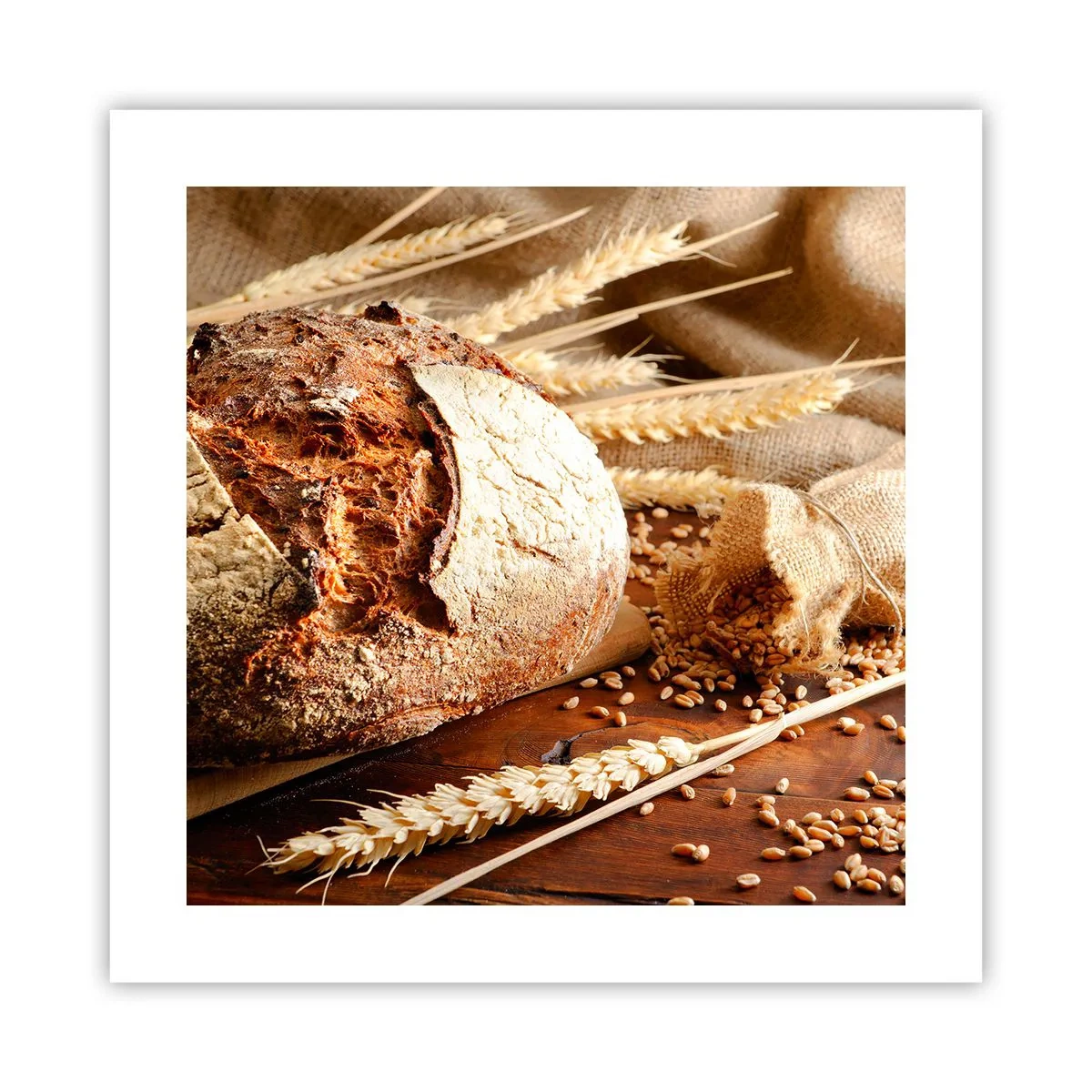 Poster - Tasty, Fragrant, Crunchy - 40x40 cm