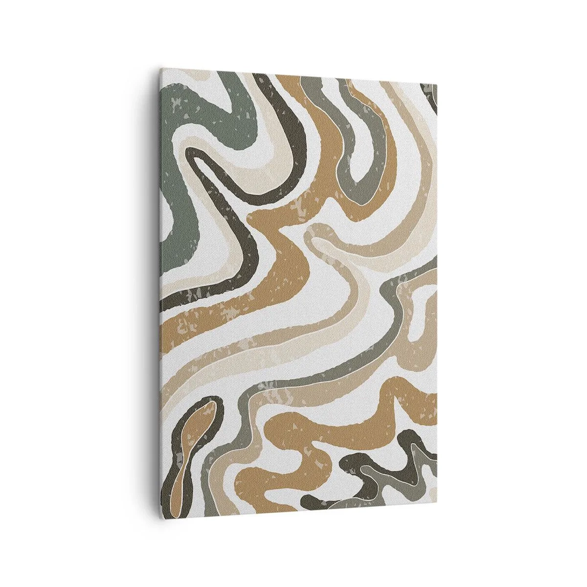 Canvas picture - Meanders of Earth Colours - 70x100 cm