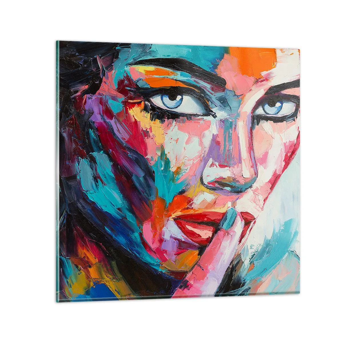 Glass picture - Our First Secret - 50x50 cm