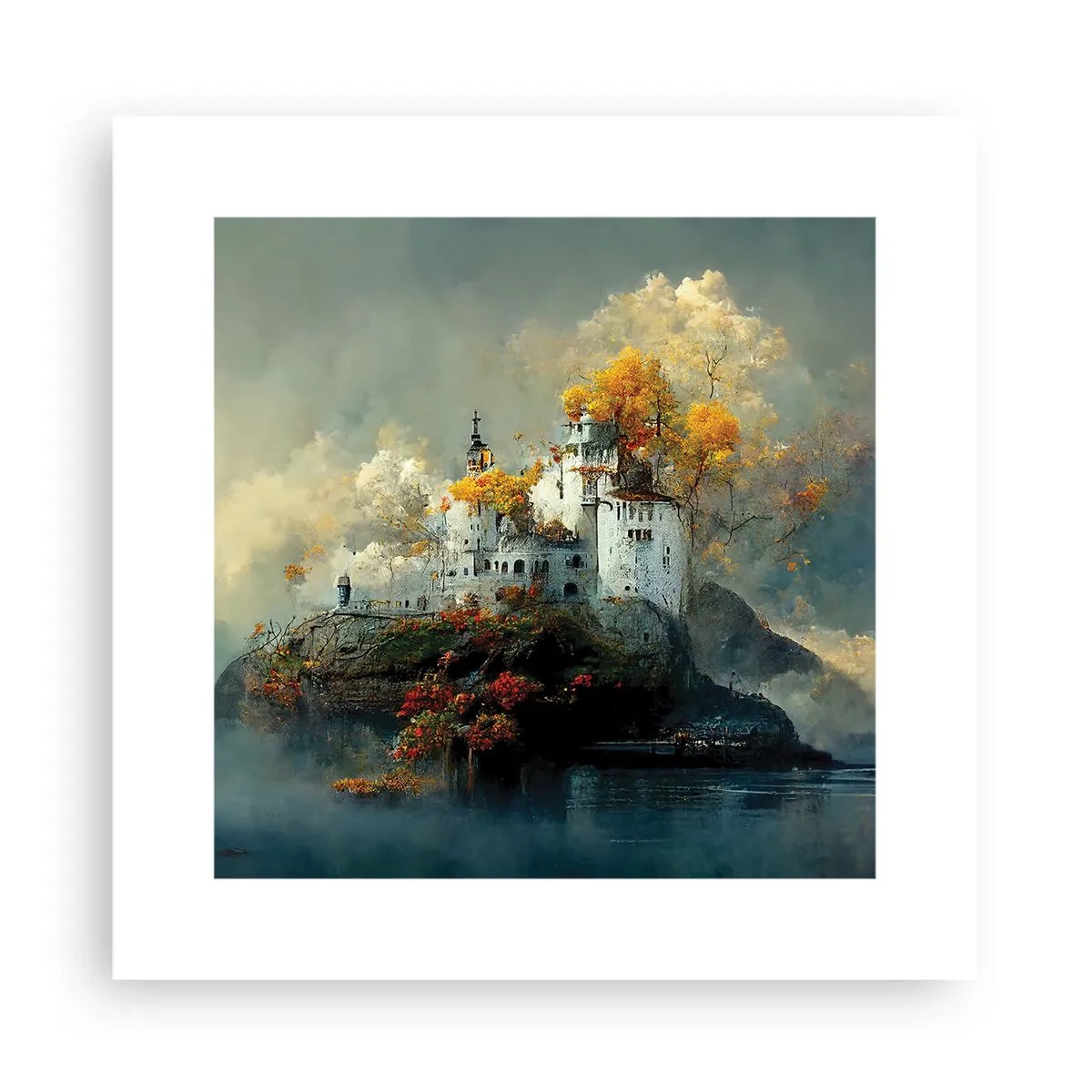 Poster - Beginning of a Romantic Tale - 30x30 cm