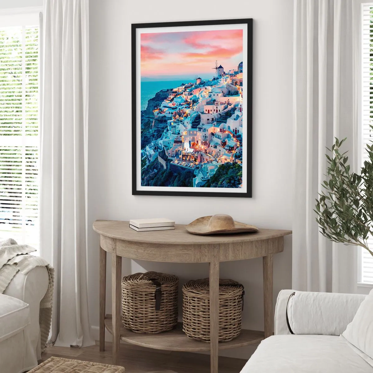 Poster in black frame - Your Big Greek Holidays - 40x50 cm