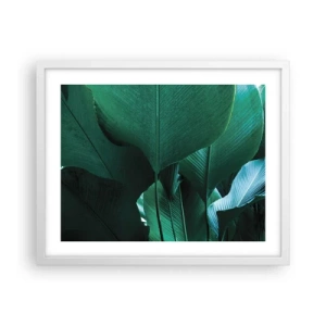 Poster in white frmae - Turned towards Light - 50x40 cm