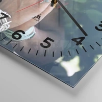 Clock face with numbers