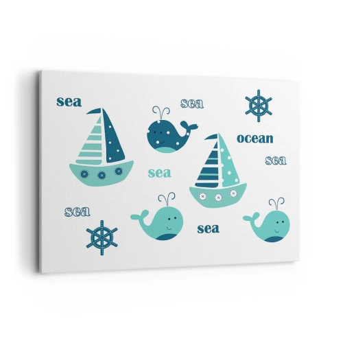 Canvas picture - Through Seas And Oceans - 100x70 cm