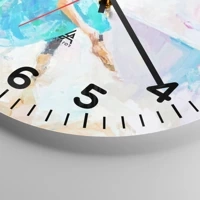 Clock face with numbers
