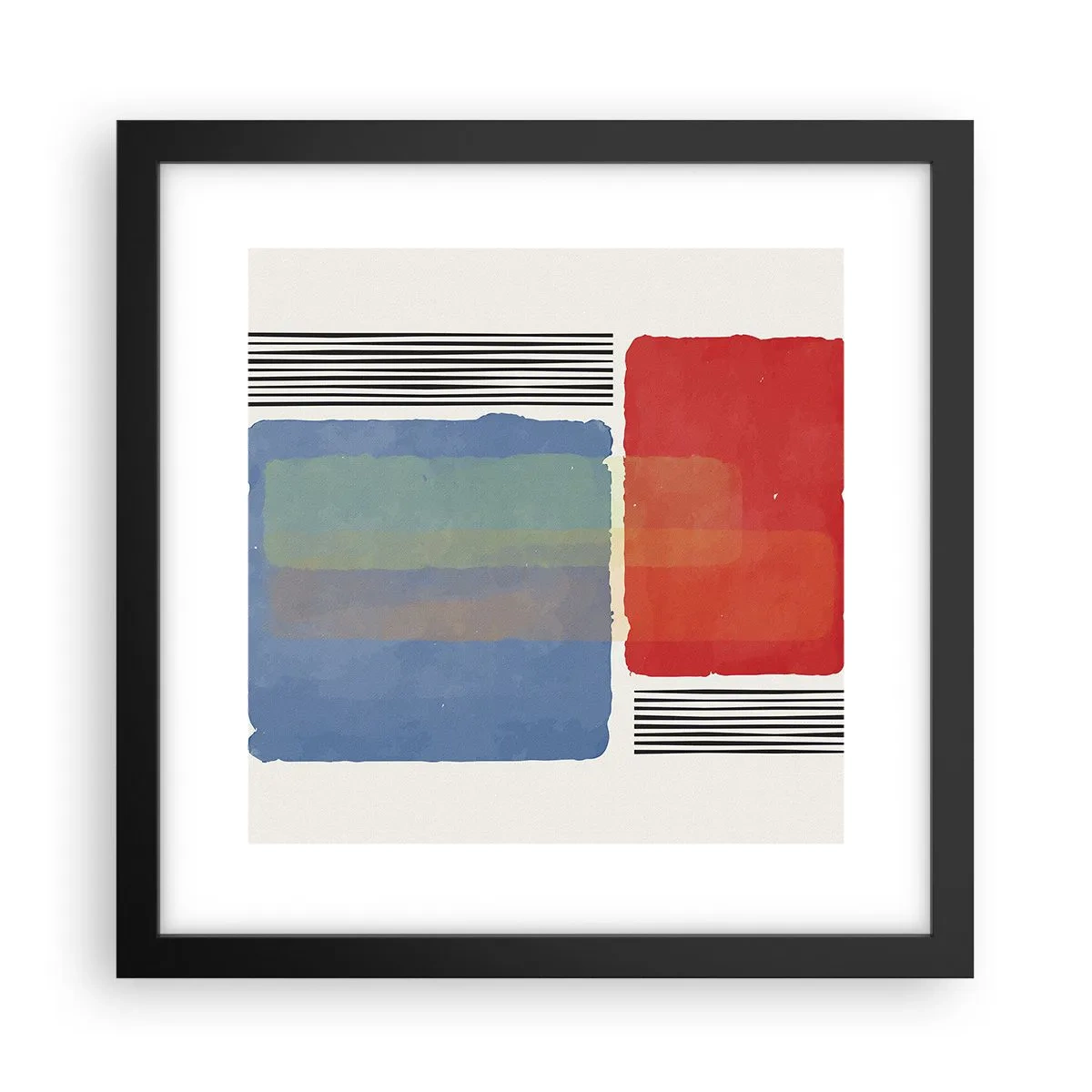 Poster in black frame - Spirit and Letter of Geometry - 30x30 cm