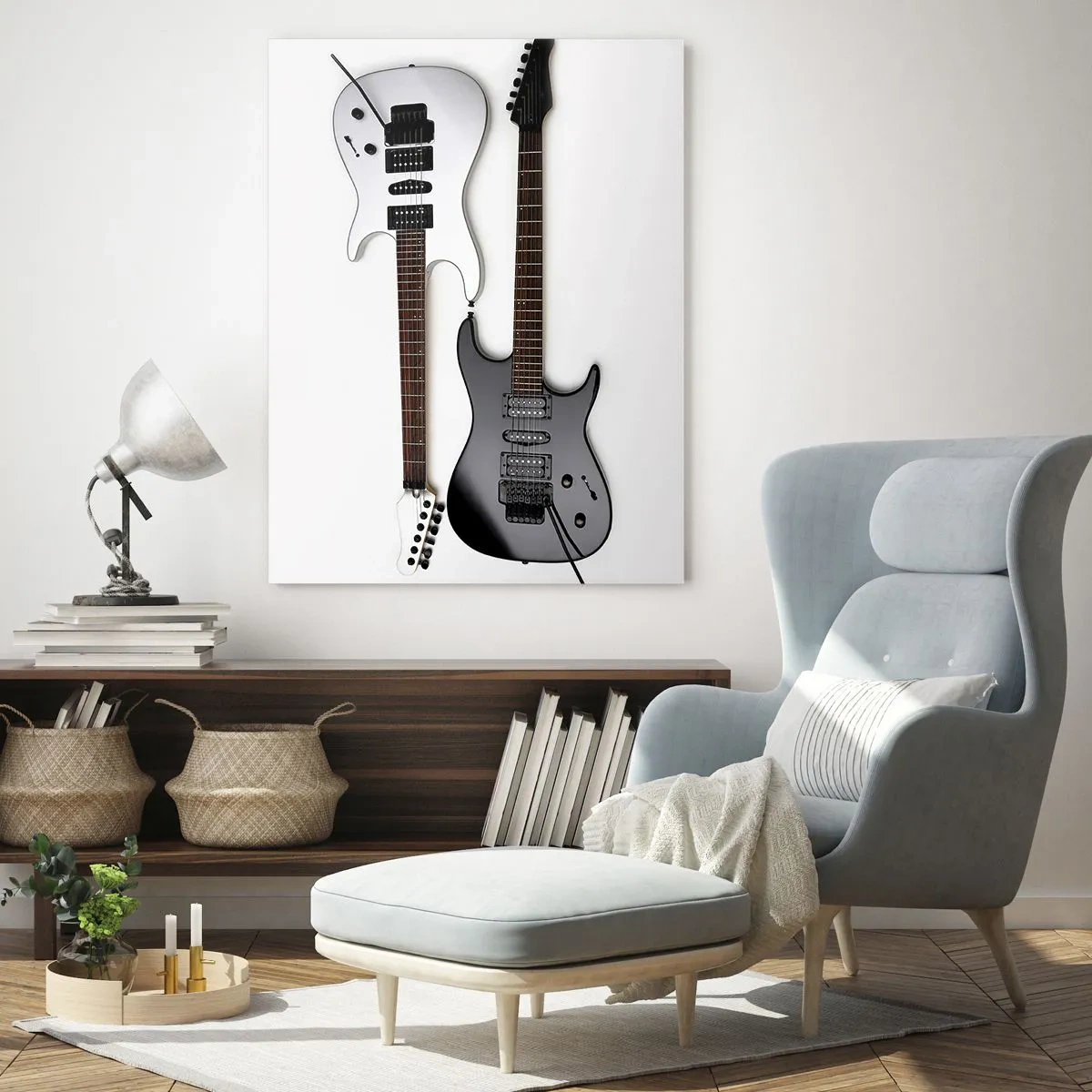 Glass picture - Harmony of Shapes - 50x70 cm