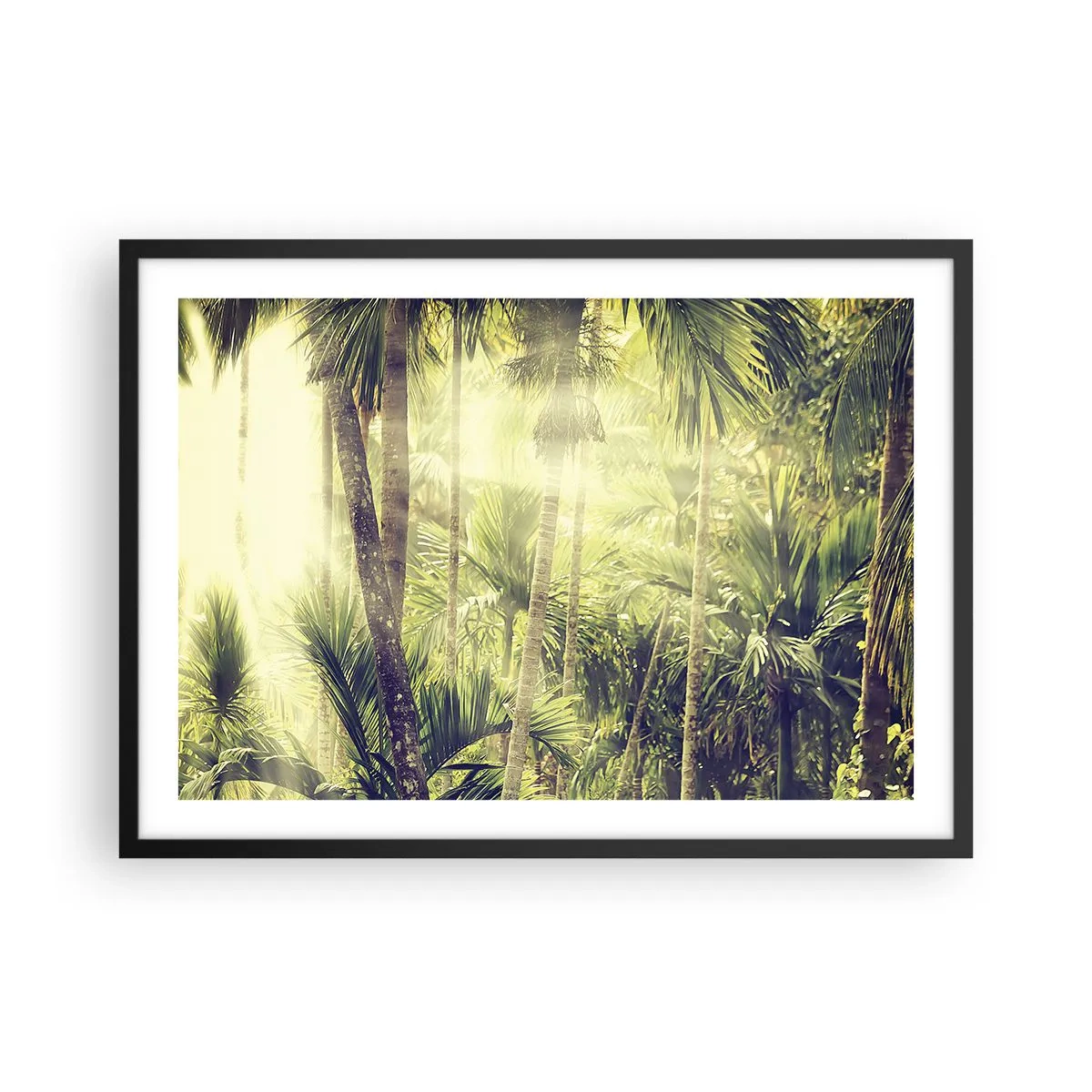 Poster in black frame - In Green Heat - 70x50 cm