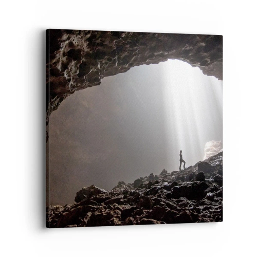 Canvas picture - Luminous Grotto - 40x40 cm