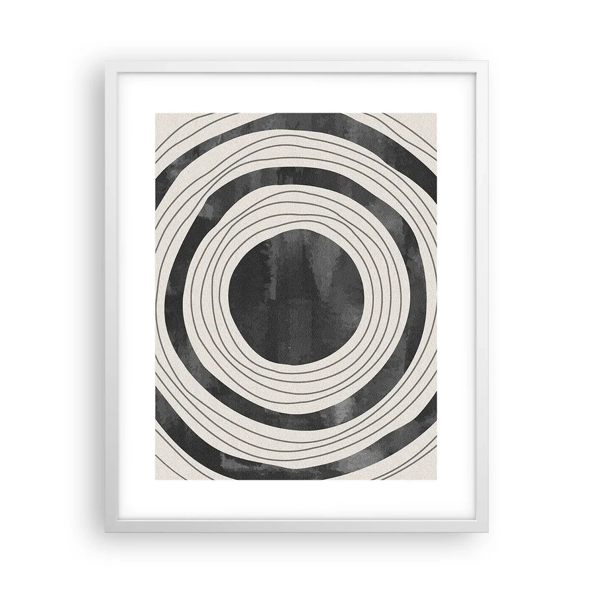 Poster in white frmae - Heart of the Matter - 40x50 cm