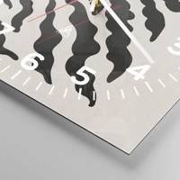 Clock face with numbers