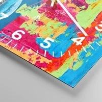 Clock face with numbers