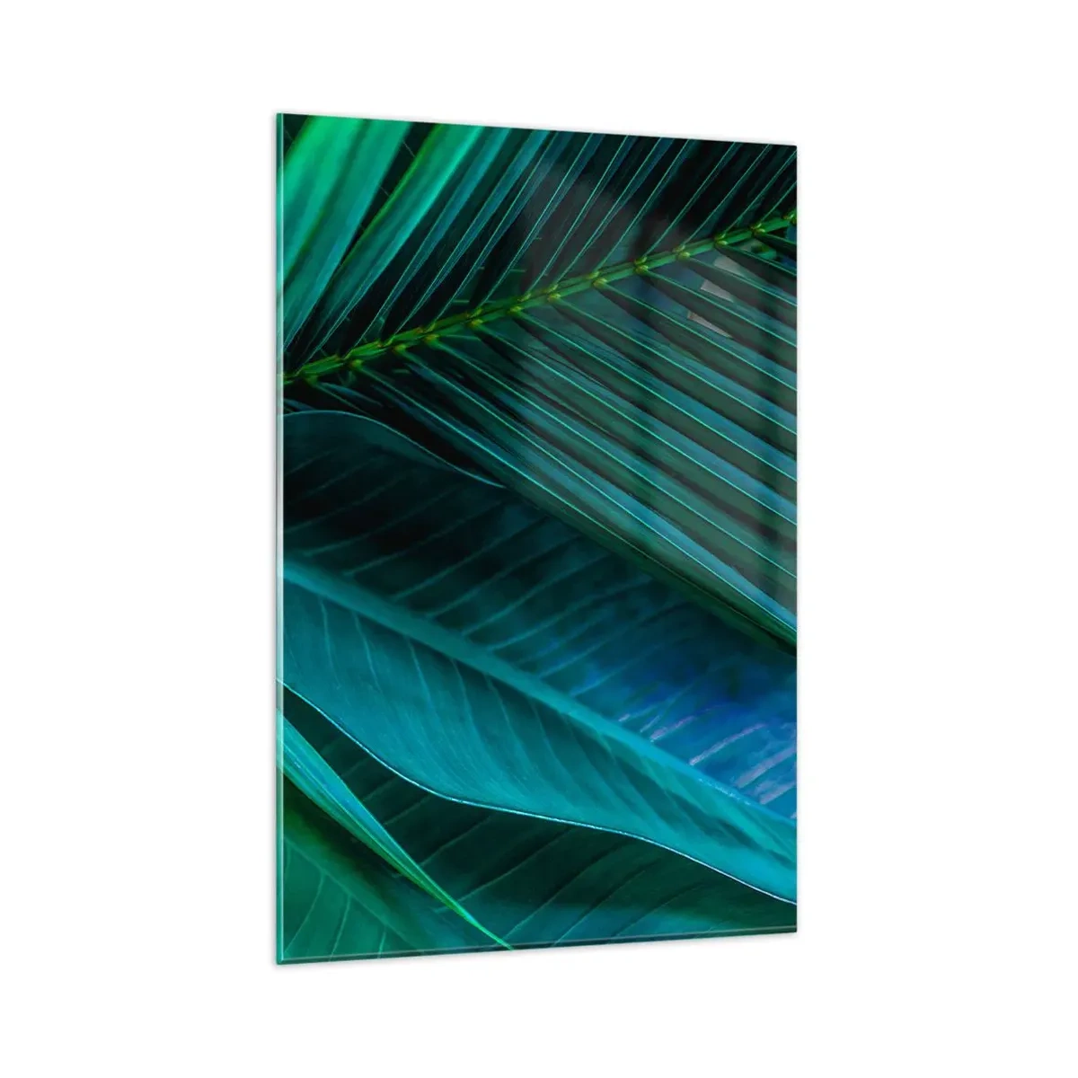 Glass picture - Anatomy of Green - 80x120 cm