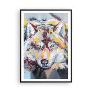 Poster in black frame - Wolf Eyes - 70x100 cm
