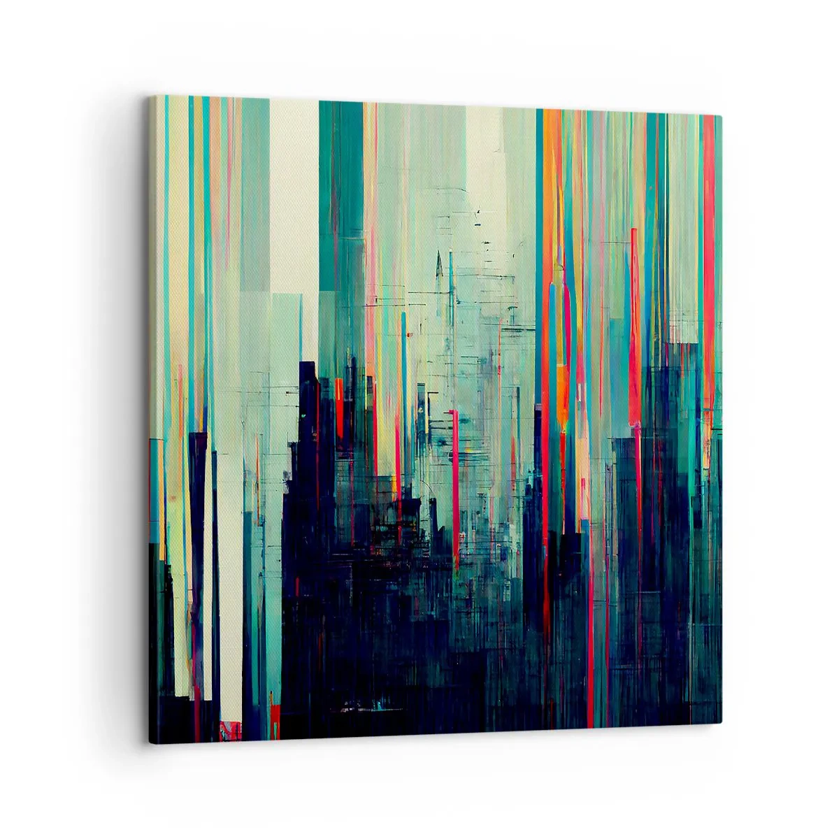 Canvas picture - Futuristic City - 60x60 cm