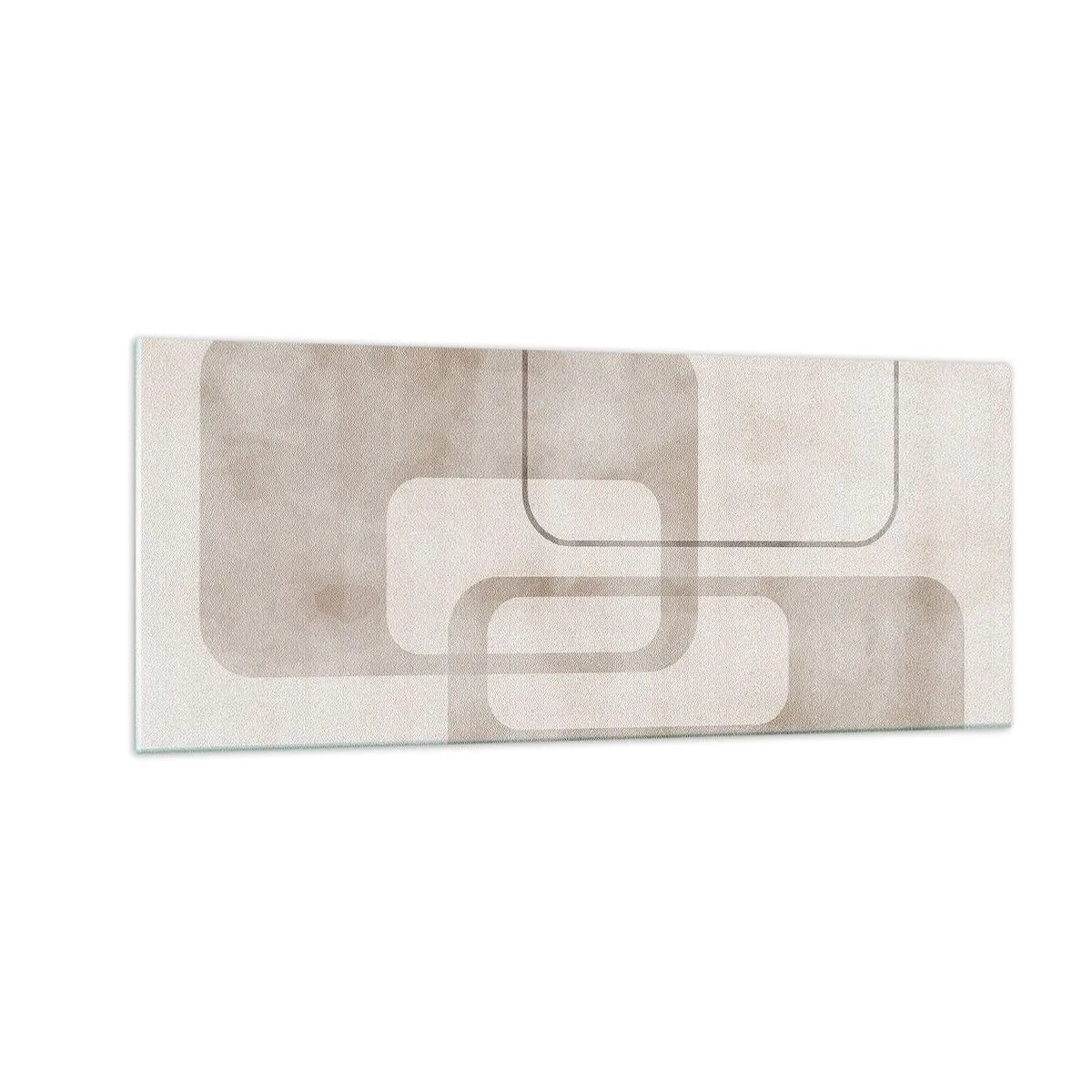 Glass picture - Geometrical Grout - 100x40 cm