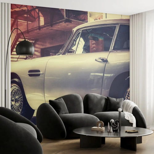 Photo Wallpaper Premium Sand - Classics Never Gets old - Car, Automotive, Vintage - 150x105 cm