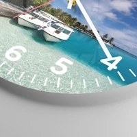 Clock face with numbers