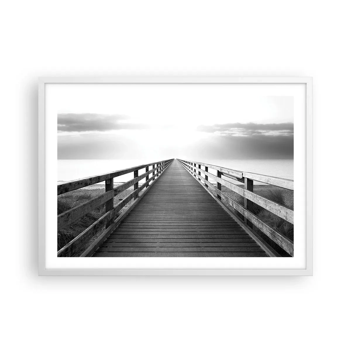 Poster in white frmae - In the Distance… - 70x50 cm