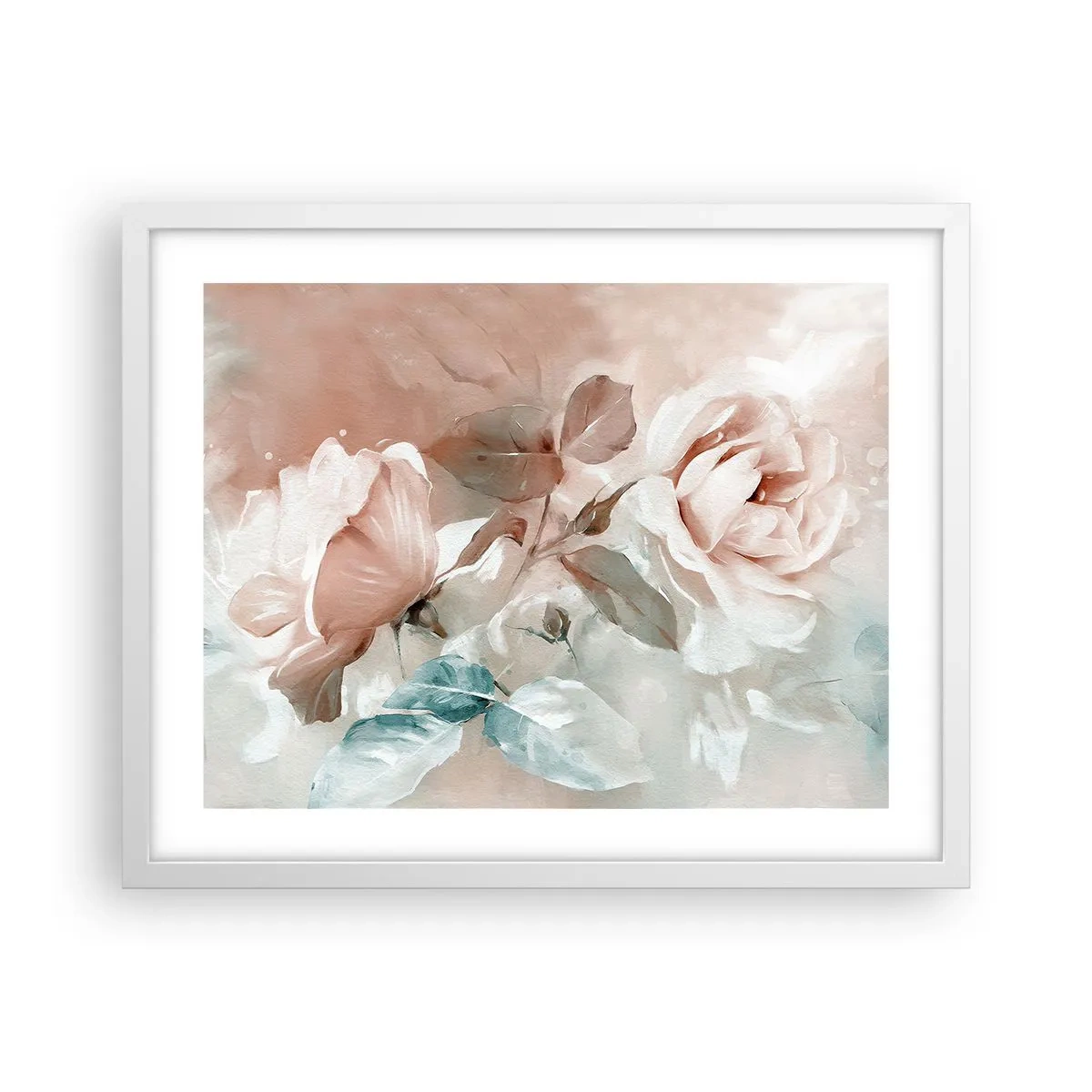 Poster in white frmae - Spirit of Romaticism - 50x40 cm
