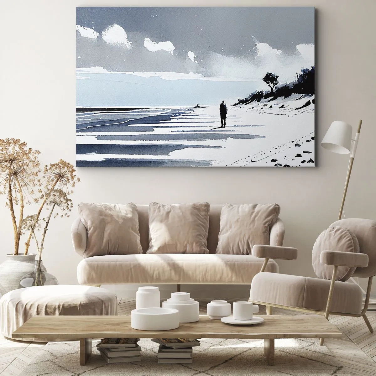 Canvas picture - All Alone - 120x80 cm