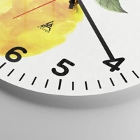 Clock face with numbers