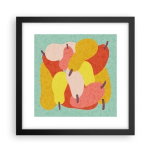 Poster in black frame - Try Summer Sun - 30x30 cm