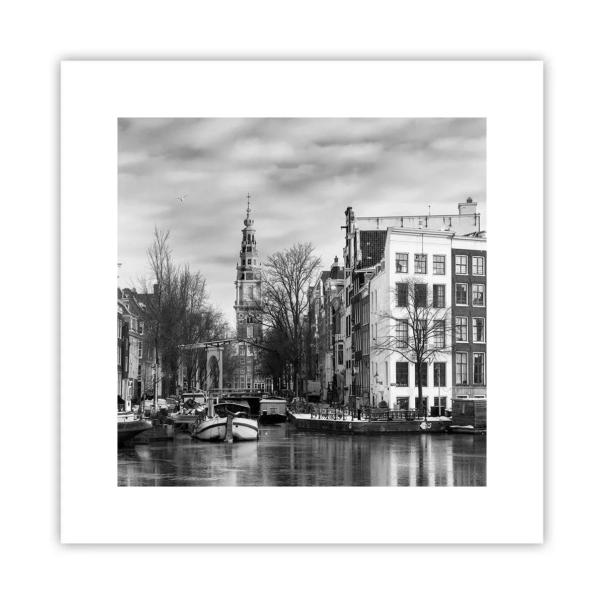 Poster - Amsterdam Atmosphere - 30x30 cm
