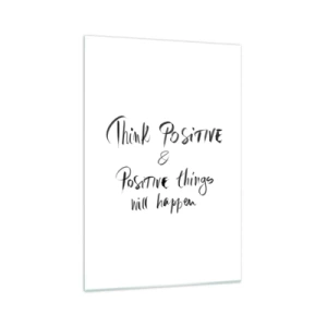 Glass picture - How to Live? - 70x100 cm