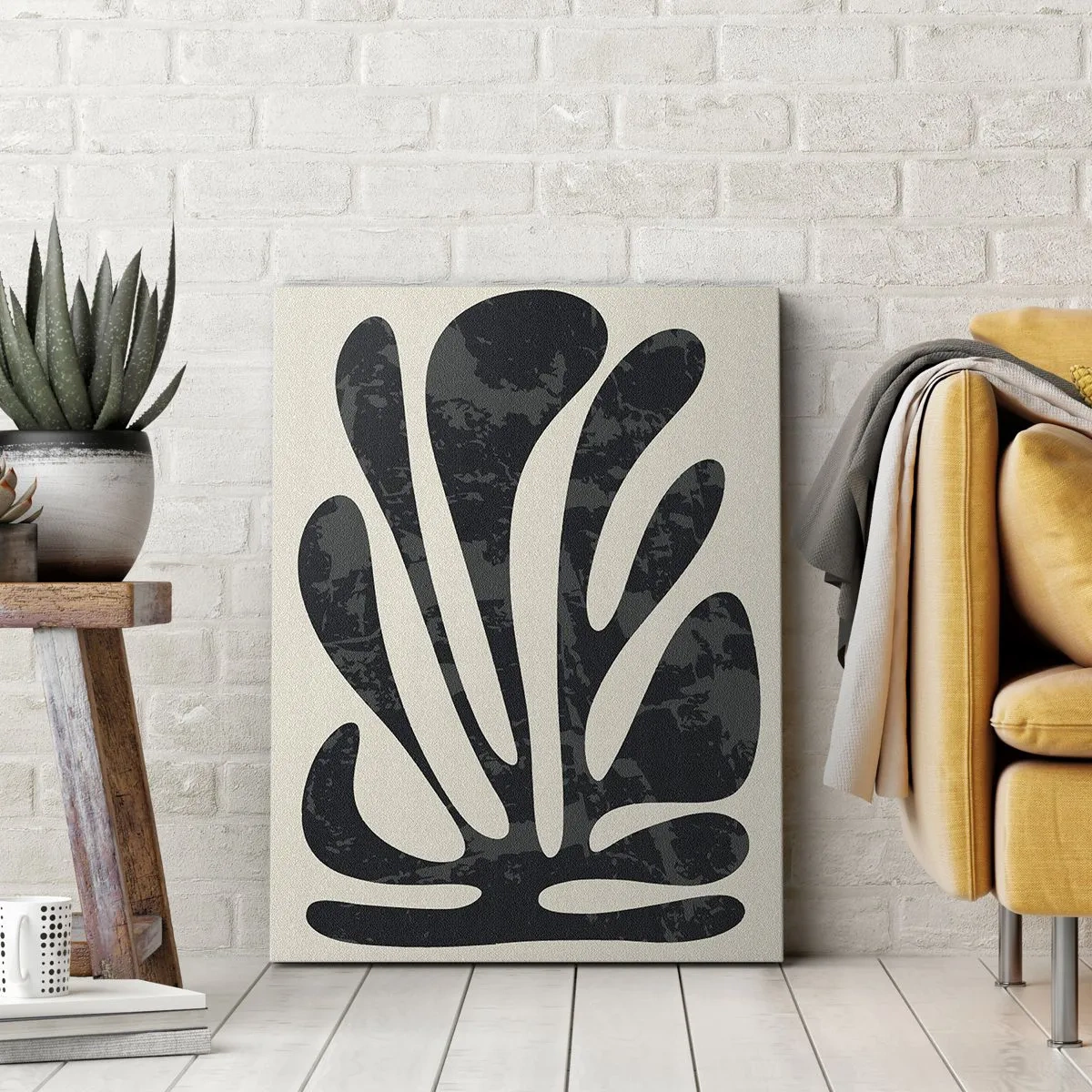 Canvas picture - Multi-Finger Abstract - 55x100 cm