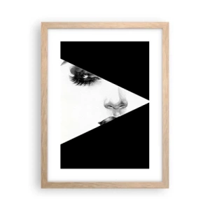 Poster in light oak frame - Forever Uncovered  - 30x40 cm
