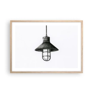 Poster in light oak frame - Like In the Old Days… - 70x50 cm