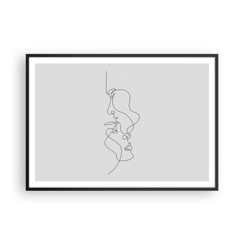 Poster in black frame - Ardour of Desires - 100x70 cm