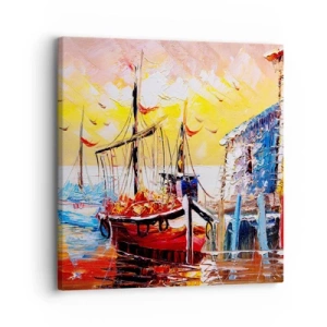 Canvas picture - Happy Comeback - 30x30 cm