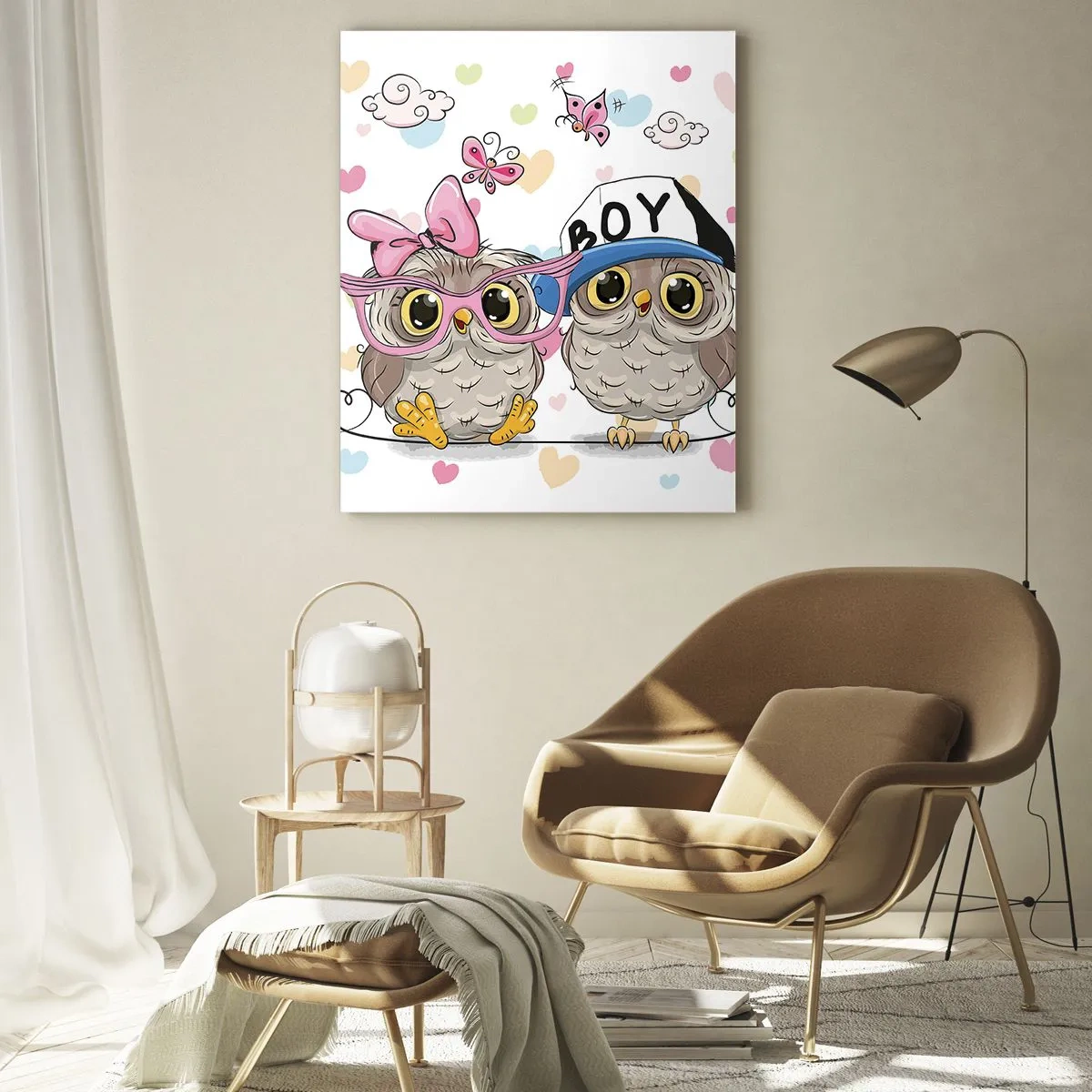 Glass picture - Let's Keep in Love! - 50x70 cm